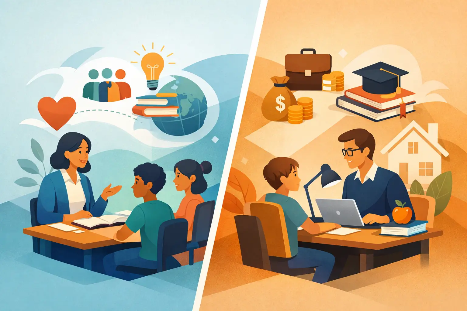 Nonprofit Tutoring Versus Private Tutoring