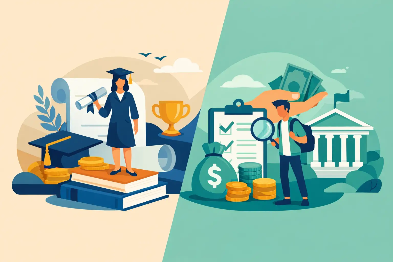 Scholarships Versus Grants for Students