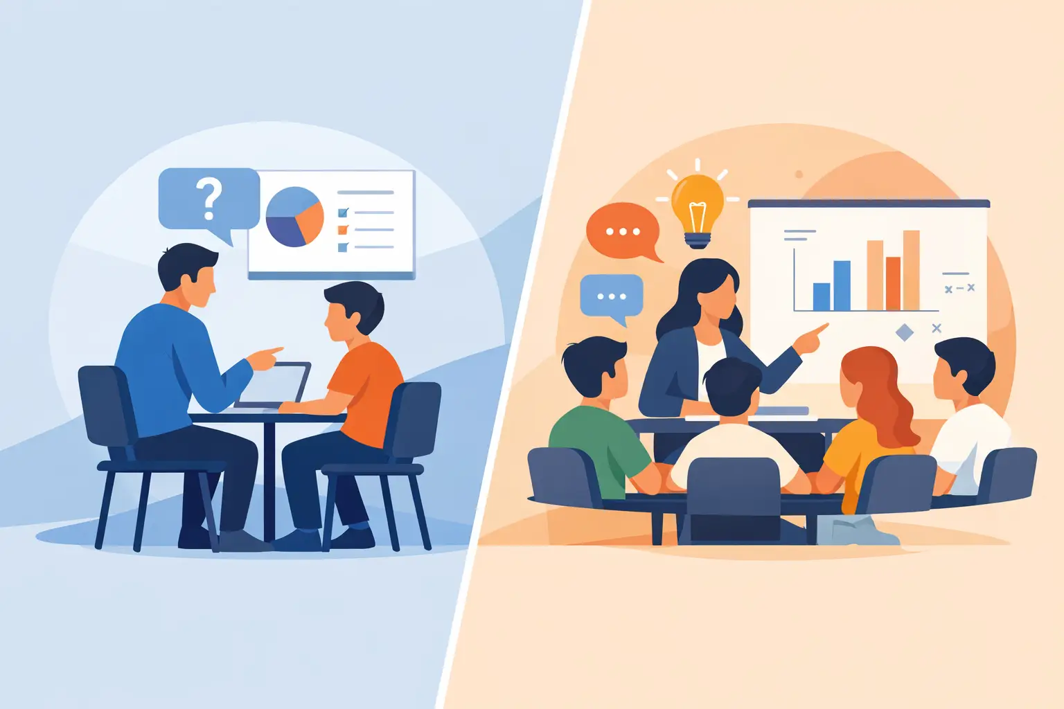 One on One Tutoring Versus Group Tutoring
