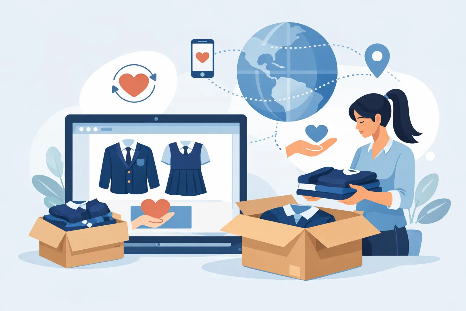 How to Donate School Uniforms Online With Purpose