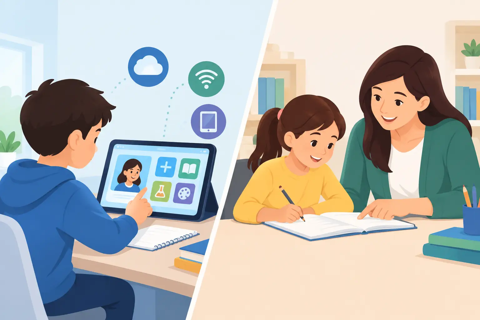 Tutoring Apps Versus Tutors for K-8 Students